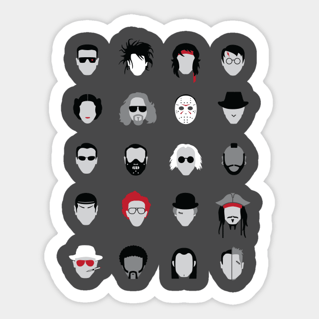 Classic Movie Characters Sticker by Gammaray